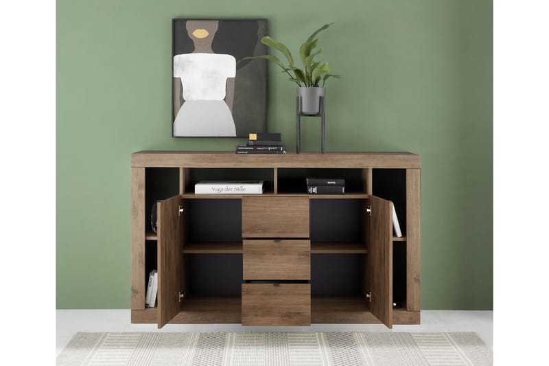 KNIPTON Sideboard 42x172x102 cm Brun - Förvaring - Förvaringsmöbler - Skänkar & sideboards