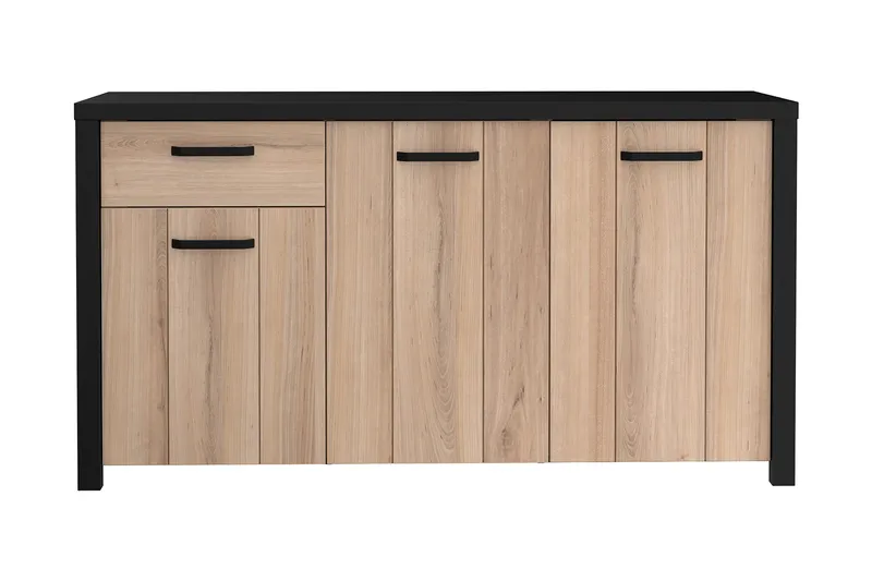 Konitsa Sideboard 52x160 cm - Brun/Svart - Förvaring - Förvaringsmöbler - Skänkar & sideboards