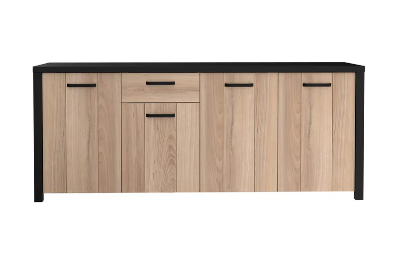 Konitsa Sideboard 52x210 cm - Brun/Svart - Förvaring - Förvaringsmöbler - Skänkar & sideboards