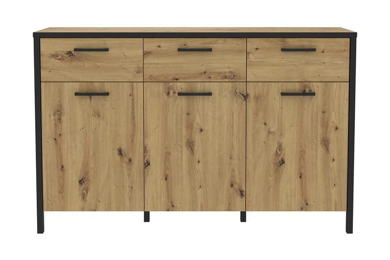Koufalia Sideboard 40x140 cm - Brun/Svart - Förvaring - Förvaringsmöbler - Skänkar & sideboards