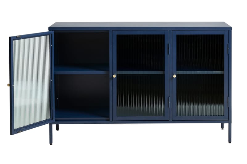 Lazarus Sideboard 3 delar 132 cm - Blå - Förvaring - Förvaringsmöbler - Skänkar & sideboards