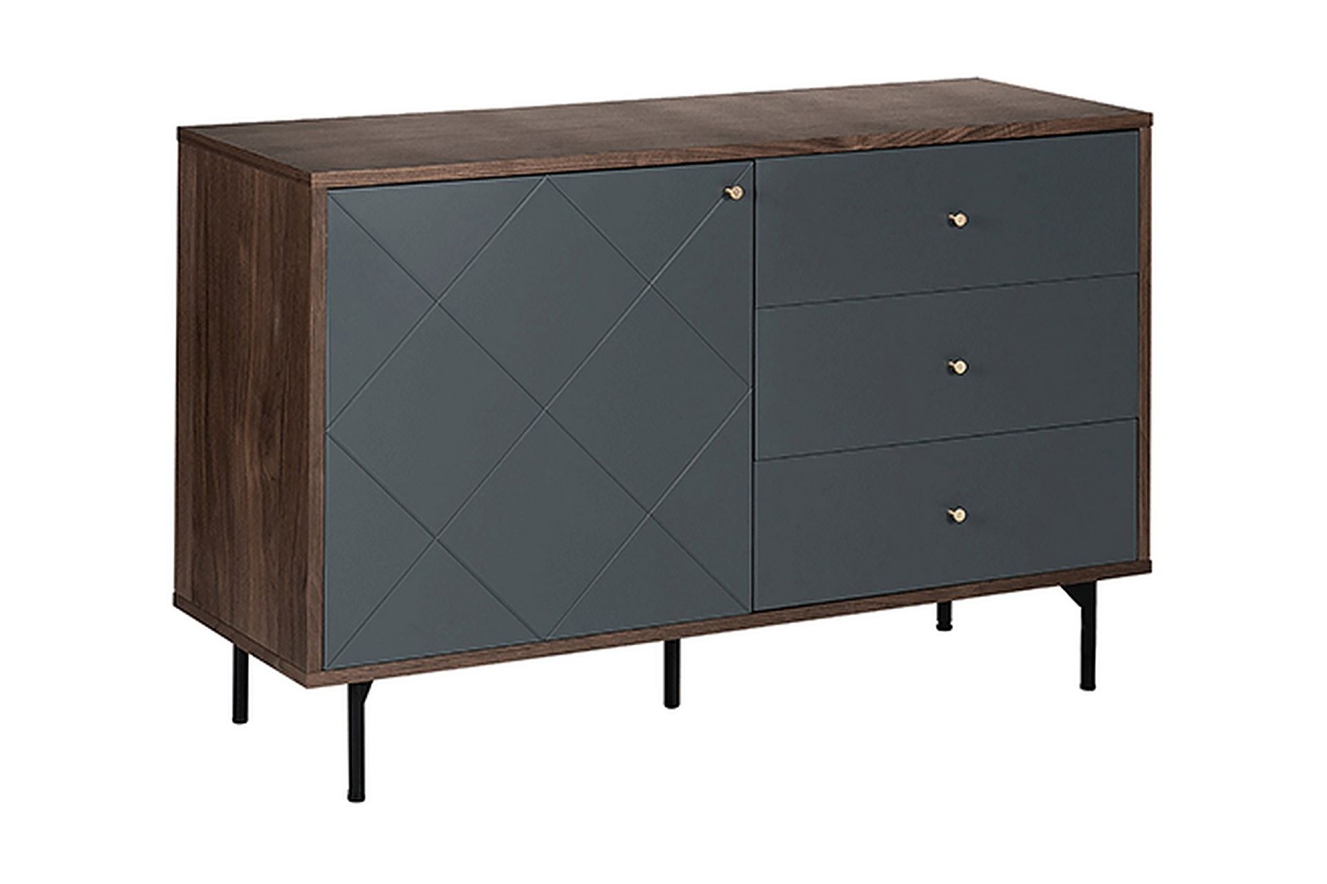 LECLERC Skänk Grå - Förvaring - Förvaringsmöbler - Skänkar & sideboards