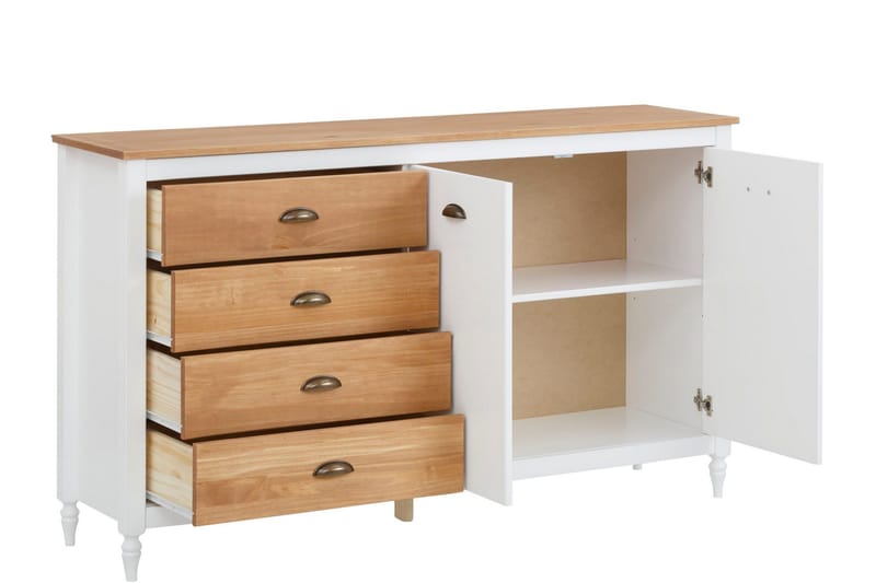 Lenham Sideboard 160x45 cm - Vit - Förvaring - Förvaringsmöbler - Skänkar & sideboards