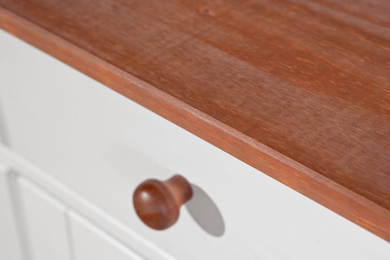 Livesey Sideboard 130 cm - Vit/Natur - Förvaring - Förvaringsmöbler - Skänkar & sideboards
