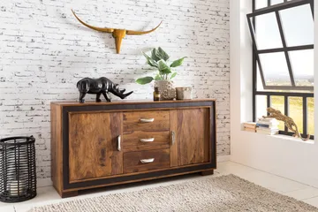 Luqman Skänk 160x44 cm - Trä/natur - Förvaring - Förvaringsmöbler - Skänkar & sideboards