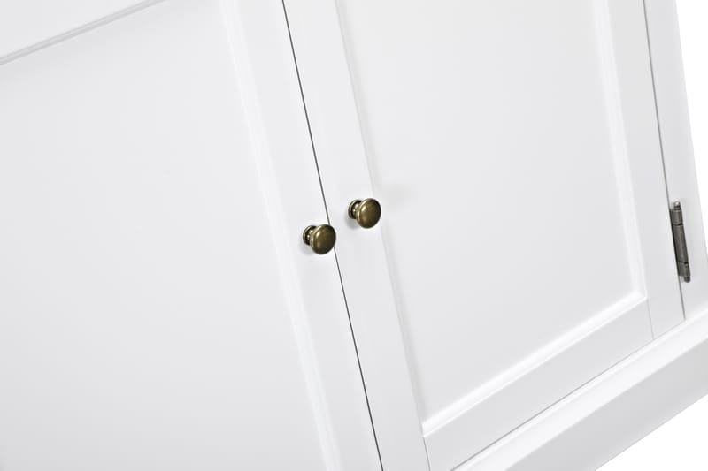 MACKAY Skänk 170 4 Dörrar 2 Lådor Vit/Svart - Förvaring - Förvaringsmöbler - Skänkar & sideboards