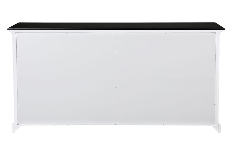 MACKAY Skänk 170 4 Dörrar 2 Lådor Vit/Svart - Förvaring - Förvaringsmöbler - Skänkar & sideboards