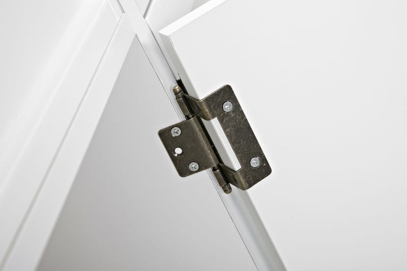 MACKAY Skänk 170 4 Dörrar 2 Lådor Vit/Svart - Förvaring - Förvaringsmöbler - Skänkar & sideboards