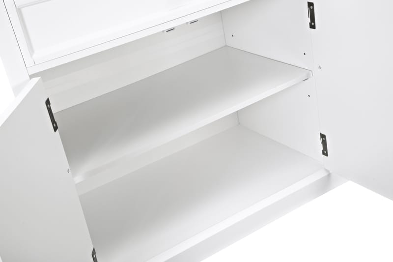 MACKAY Skänk 170 4 Dörrar 2 Lådor Vit/Svart - Förvaring - Förvaringsmöbler - Skänkar & sideboards