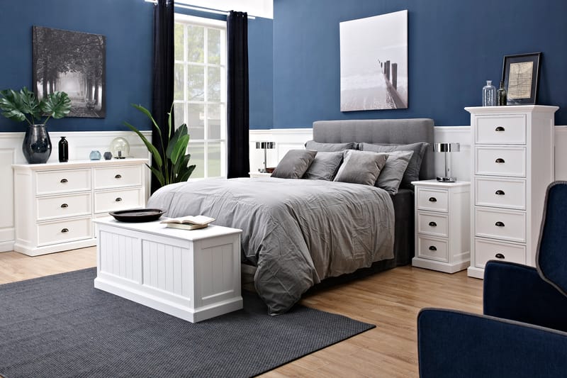 MACKAY Skänk 4 Skåp 2 Lådor Vit - Förvaring - Förvaringsmöbler - Skänkar & sideboards
