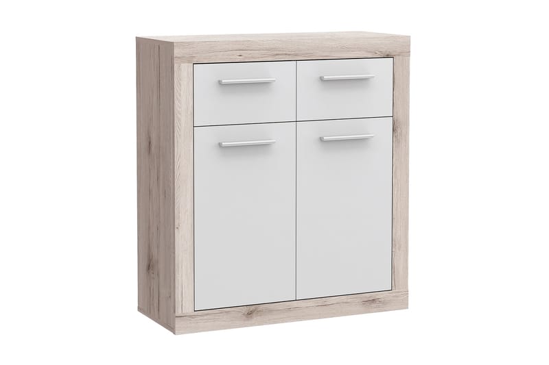MILAKOVIC Skänk 34x83 cm Brun/Vit - Förvaring - Förvaringsmöbler - Skänkar & sideboards