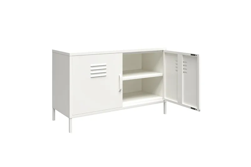 Mission District Skänk 100x40 cm Vit - Dorel Home - Förvaring - Förvaringsmöbler - Skänkar & sideboards