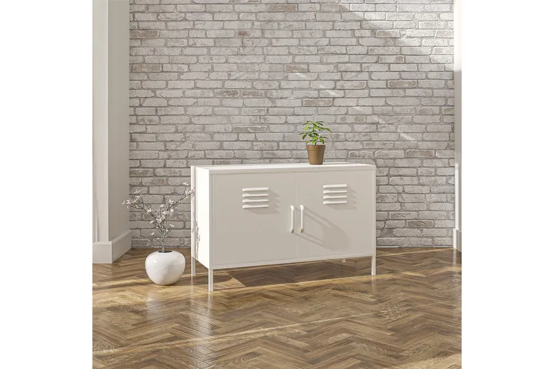Mission District Skänk 100x40 cm Vit - Dorel Home - Förvaring - Förvaringsmöbler - Skänkar & sideboards