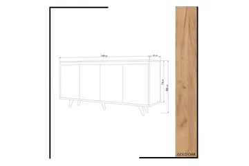 Mod Design Skänk - Trä/Vit - Förvaring - Förvaringsmöbler - Skänkar & sideboards