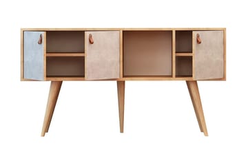 Mod Skänk 140 cm i Målat Trä - Vit|Brun - Förvaring - Förvaringsmöbler - Skänkar & sideboards