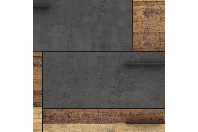 Moncerat Skänk 125x96 cm - Grå/Brun - Förvaring - Förvaringsmöbler - Skänkar & sideboards