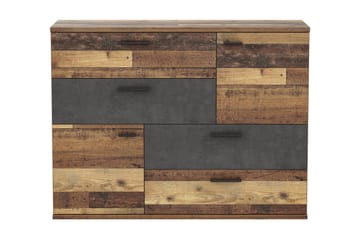 Moncerat Skänk 125x96 cm - Grå/Brun - Förvaring - Förvaringsmöbler - Skänkar & sideboards