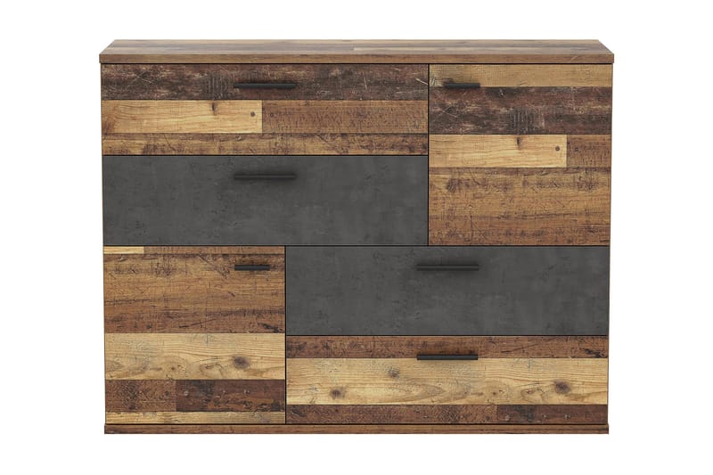 Moncerat Skänk 125x96 cm - Grå/Brun - Förvaring - Förvaringsmöbler - Skänkar & sideboards