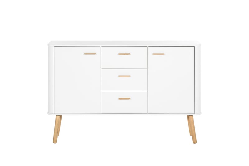 MONTBLAC Sideboard 136x40 cm Vit/Natur - Skänkar & sideboards