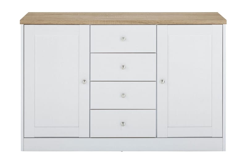 MORANA Skänk 120 Vit/Brun - Förvaring - Förvaringsmöbler - Skänkar & sideboards