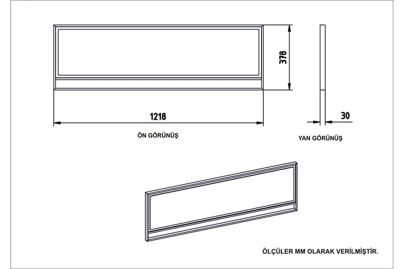 NOVIKOV Sidobord 180 cm Guld/Svart - Förvaring - Förvaringsmöbler - Skänkar & sideboards