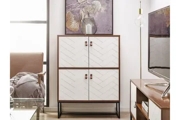 Nueva Skänk 76x39 cm - Mörkbrun/Vit - Förvaring - Förvaringsmöbler - Skänkar & sideboards