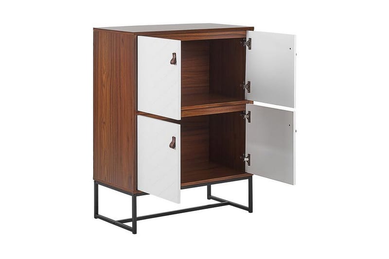 Nueva Skänk 76x39 cm - Mörkbrun/Vit - Förvaring - Förvaringsmöbler - Skänkar & sideboards