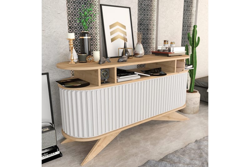 OBURUS Sideboard 43x75x150 cm Ek - Förvaring - Förvaringsmöbler - Skänkar & sideboards