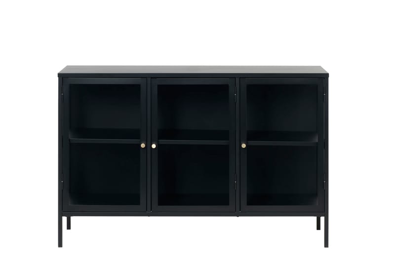 PARDON Sideboard 3 delar 132 cm Svart - Förvaring - Förvaringsmöbler - Skänkar & sideboards