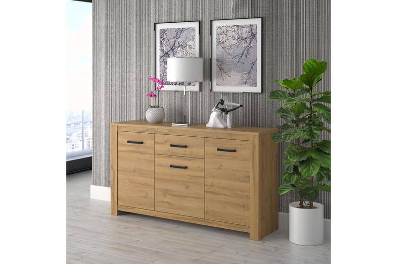 PINIELE Skänk 42x161 cm Brun - Förvaring - Förvaringsmöbler - Skänkar & sideboards