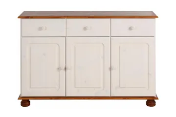 Remiel Skänk 118 cm - Vit/Brun - Förvaring - Förvaringsmöbler - Skänkar & sideboards
