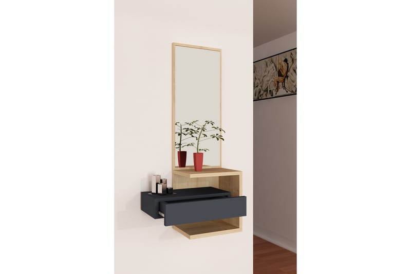 Rheuark Sideboard 49 cm - Ek|Antracit - Förvaring - Förvaringsmöbler - Skänkar & sideboards