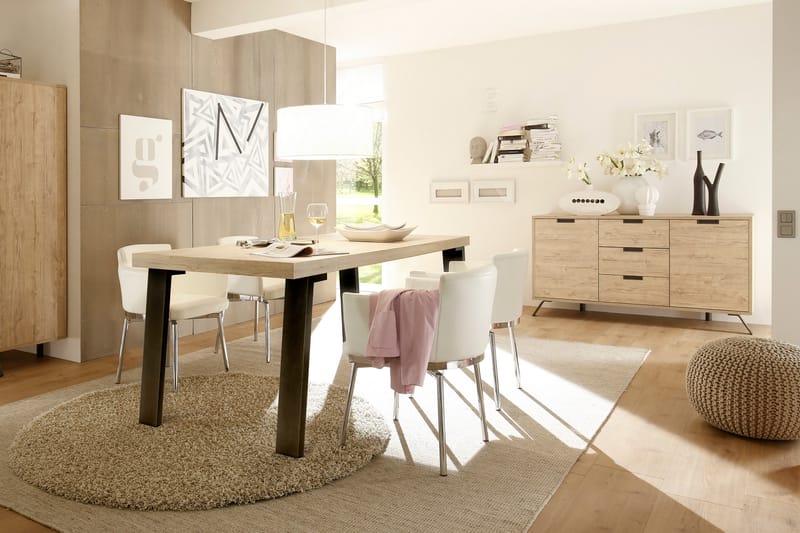 ROBIN Skänk 156 2 Dörrar 3 Lådor Ek - Förvaring - Förvaringsmöbler - Skänkar & sideboards