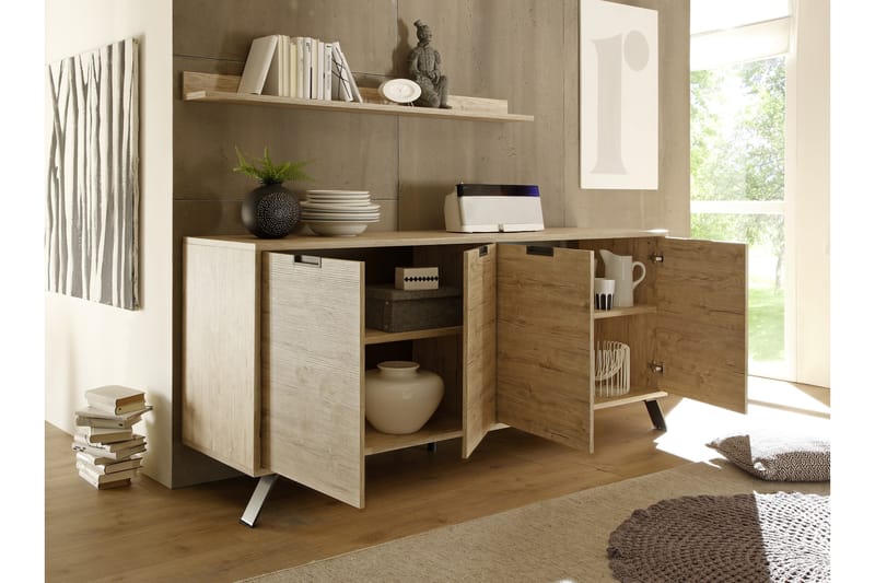 ROBIN Skänk 206 4 Dörrar Sherwoodek - Förvaring - Förvaringsmöbler - Skänkar & sideboards