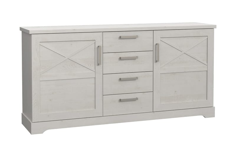 ROSETTAS Vitrinskåp 42x133 cm Vit - Skänkar & sideboards