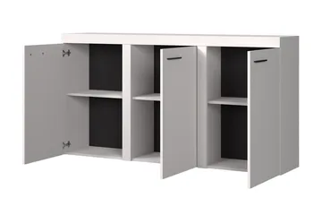 Rumba Skänk 148,8x40,3x82 cm LED-belysning - Vit - Förvaring - Förvaringsmöbler - Skänkar & sideboards