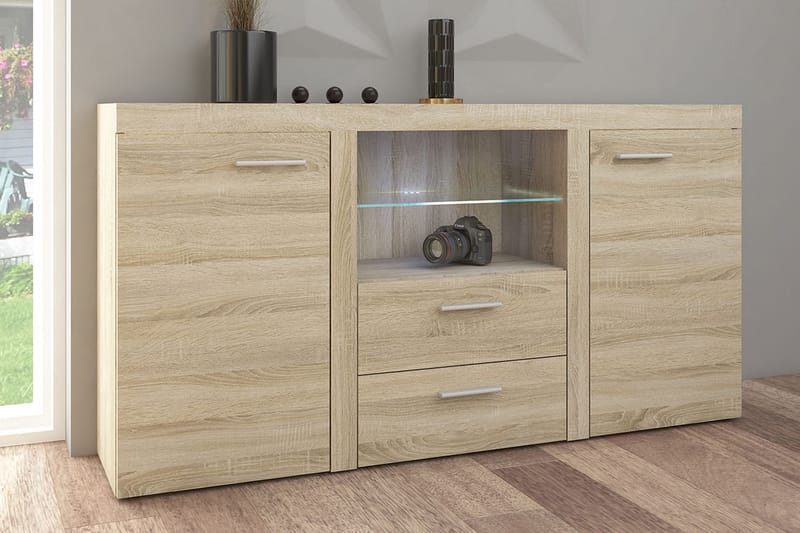 Rumba Skänk 157x40x81 cm - Beige - Förvaring - Förvaringsmöbler - Skänkar & sideboards
