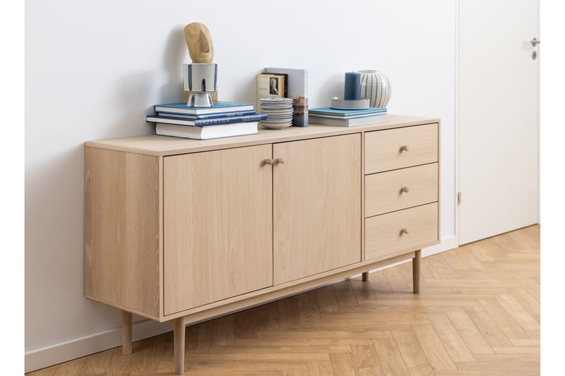 Salama Skänk 160 cm - Vit - Förvaring - Förvaringsmöbler - Skänkar & sideboards