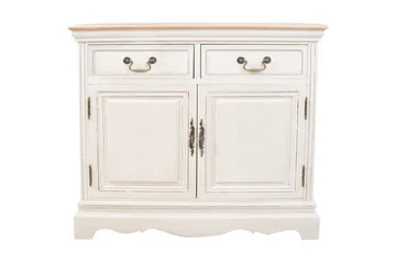 Samira Skänk 85 cm i Mörkt Trä - Offwhite - Förvaring - Förvaringsmöbler - Skänkar & sideboards