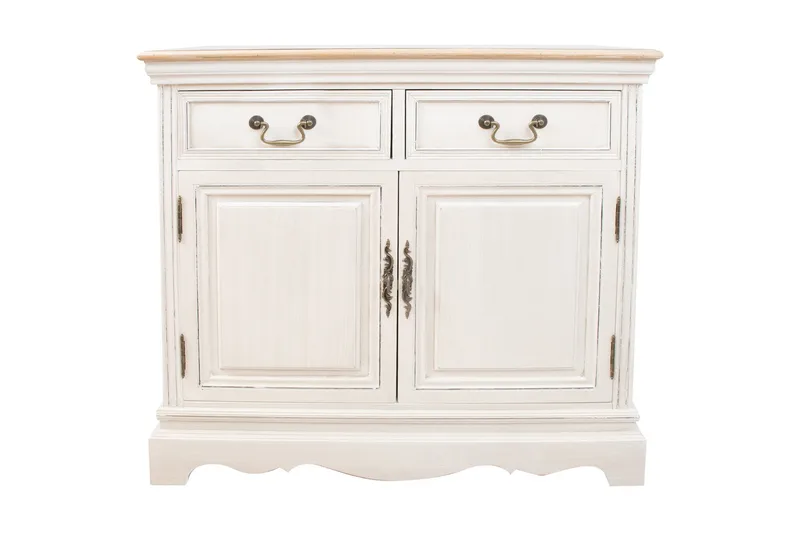 Samira Skänk 85 cm i Mörkt Trä - Offwhite - Förvaring - Förvaringsmöbler - Skänkar & sideboards