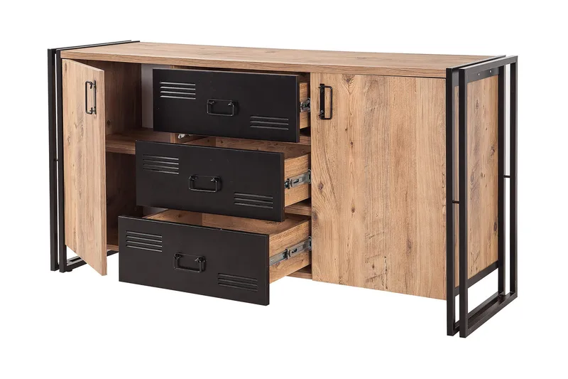 Sapphira Avlastningsbord - Trä/Svart - Förvaring - Förvaringsmöbler - Skänkar & sideboards