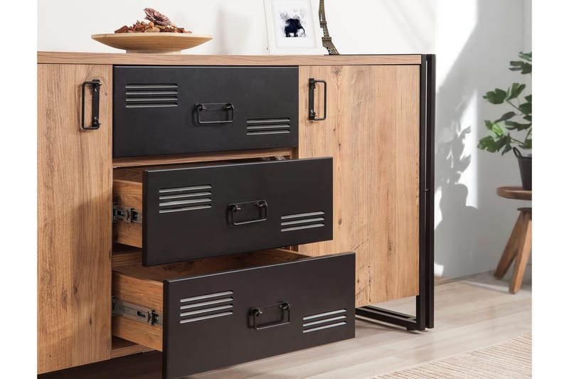 Sapphira Avlastningsbord - Trä/Svart - Förvaring - Förvaringsmöbler - Skänkar & sideboards