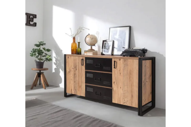 Sapphira Avlastningsbord - Trä/Svart - Förvaring - Förvaringsmöbler - Skänkar & sideboards