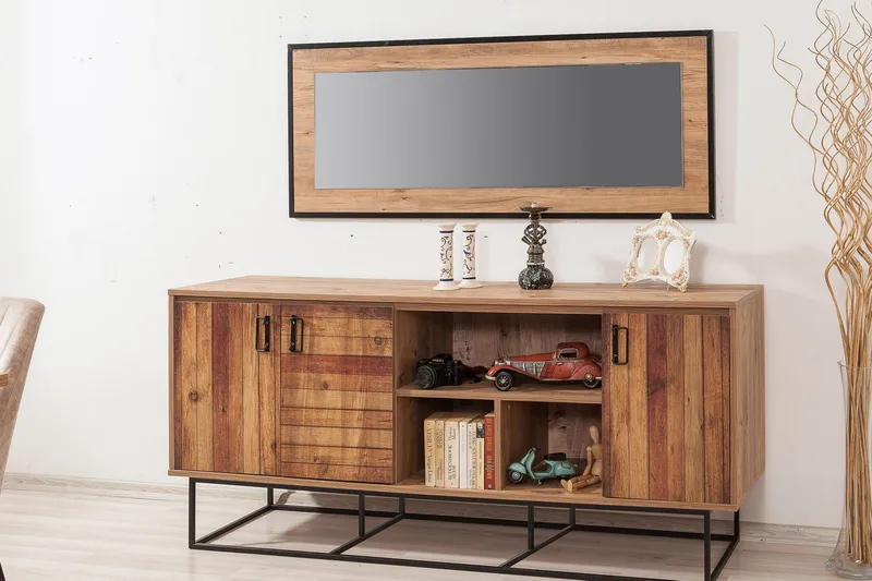 Sapphira Skänk Panel - Ljusbrun - Förvaring - Förvaringsmöbler - Skänkar & sideboards