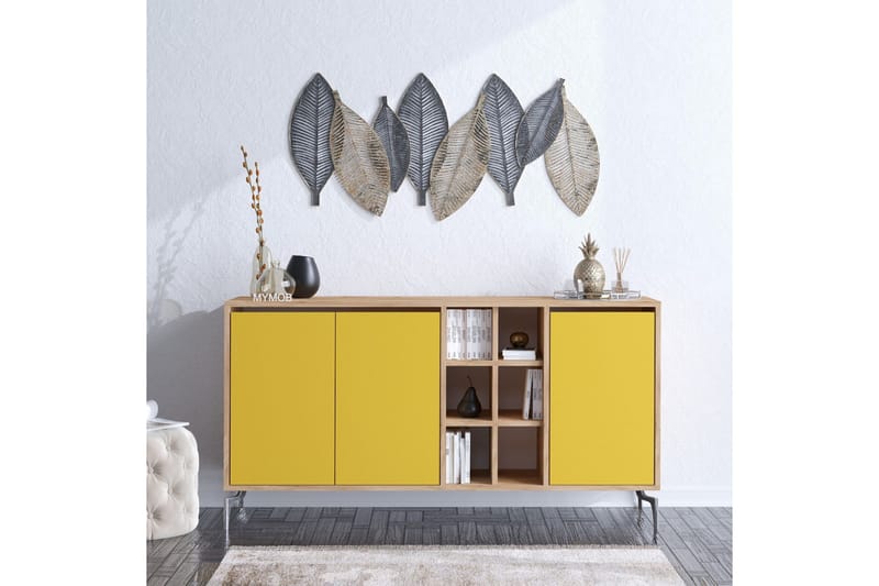Sideboard 40x140 cm - Natur/Flerfärgad - Förvaring - Förvaringsmöbler - Skänkar & sideboards