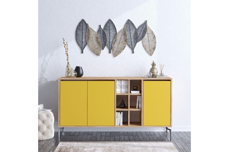 Sideboard 40x140 cm - Natur/Flerfärgad - Förvaring - Förvaringsmöbler - Skänkar & sideboards