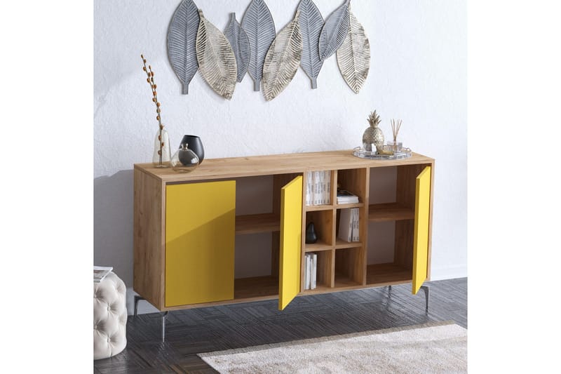 Sideboard 40x140 cm - Natur/Flerfärgad - Förvaring - Förvaringsmöbler - Skänkar & sideboards