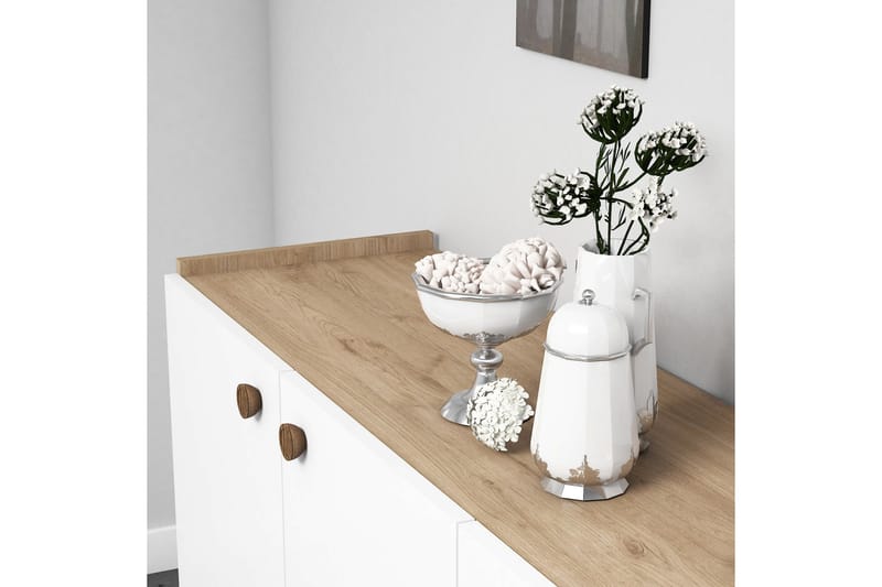 SIDEBOARD 41x182 cm Natur/Vit - Förvaring - Förvaringsmöbler - Skänkar & sideboards