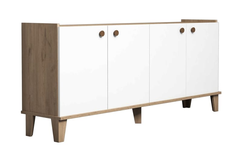 SIDEBOARD 41x182 cm Natur/Vit - Förvaring - Förvaringsmöbler - Skänkar & sideboards