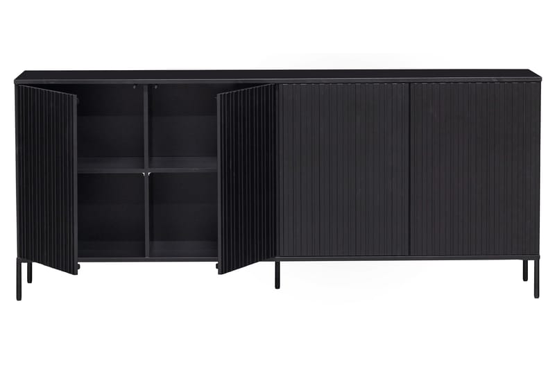 Sideboard & skänk Hemlinge Sideboard 44x200 cm Svart - Förvaring - Förvaringsmöbler - Skänkar & sideboards